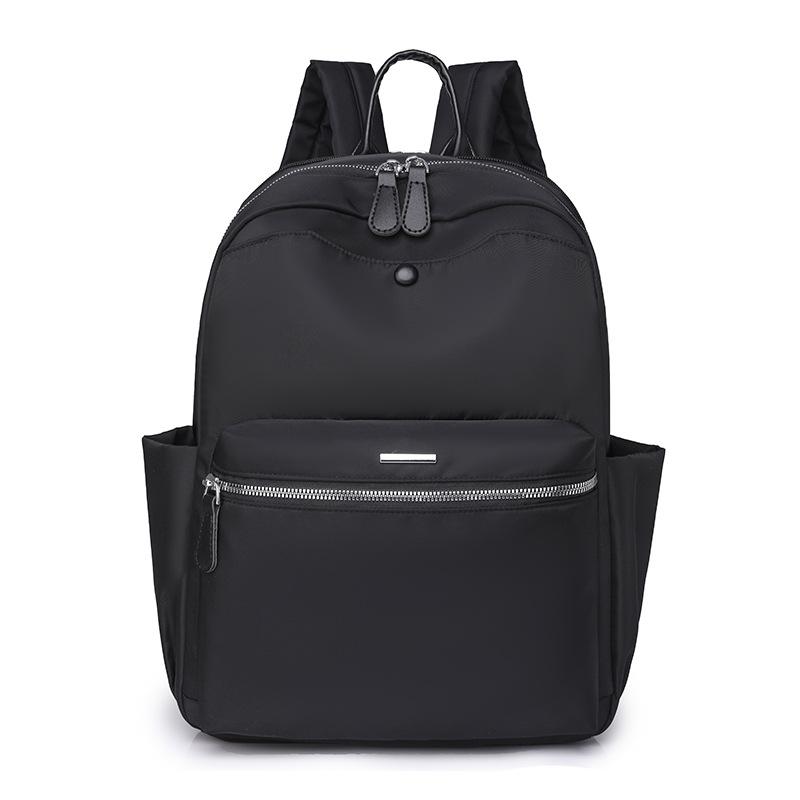 Mens Backpacks | city backpack in canvas, nylon and leather Black