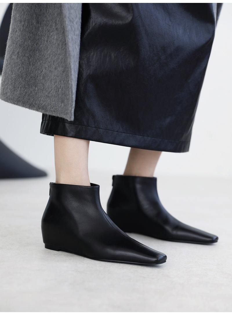 Mens Boots | AUGUSTIN boots in smooth leather Black