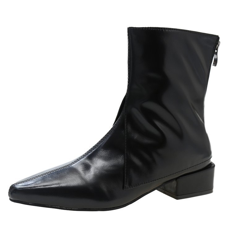 Mens Boots | Vassili boots in smooth leather Black