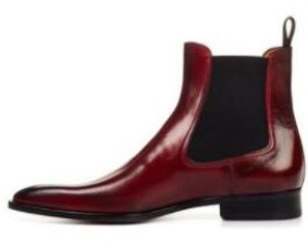 Mens Boots | Wyatt chelsea boots in smooth leather Brun Fonce