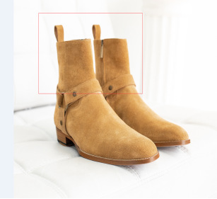 Mens Boots | wyatt harness boots in suede Nut