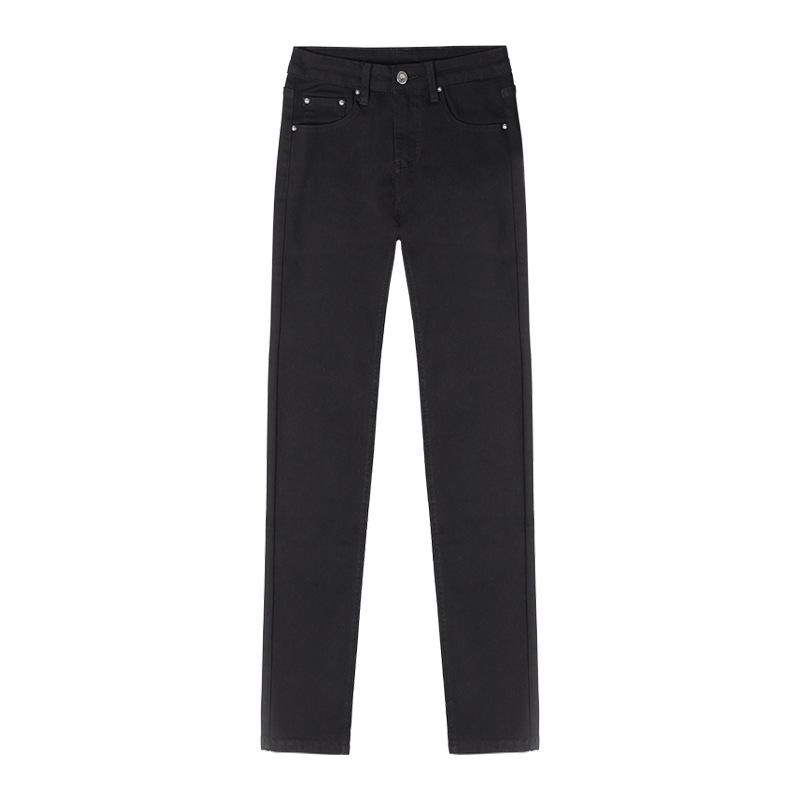 Mens Denim | Relaxed Slim Pants in Faded Black Corduroy Deep Faded Black