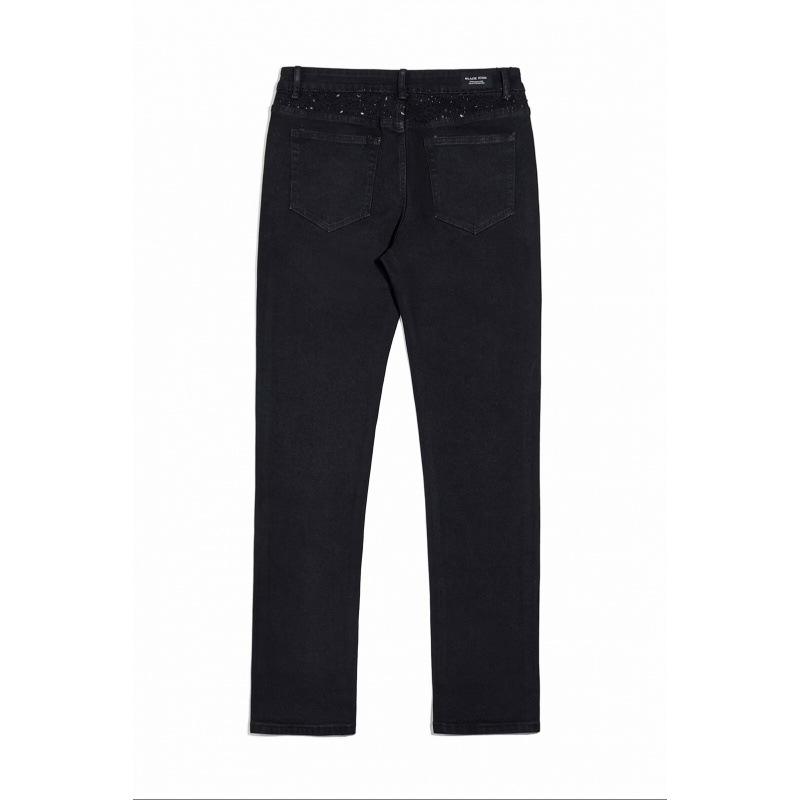 Mens Denim | Slim-Fit Jeans in Dark Blue Black denim Dark Blue Black