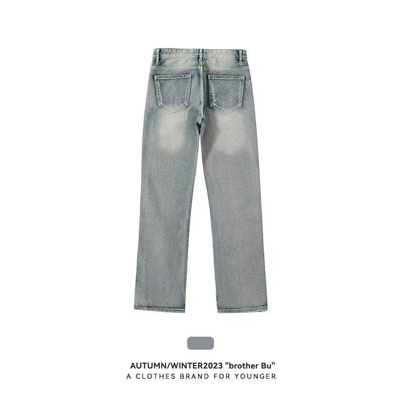 Mens Denim | slim-fit jeans in SANTA MONICA blue denim Neat Santa Monica