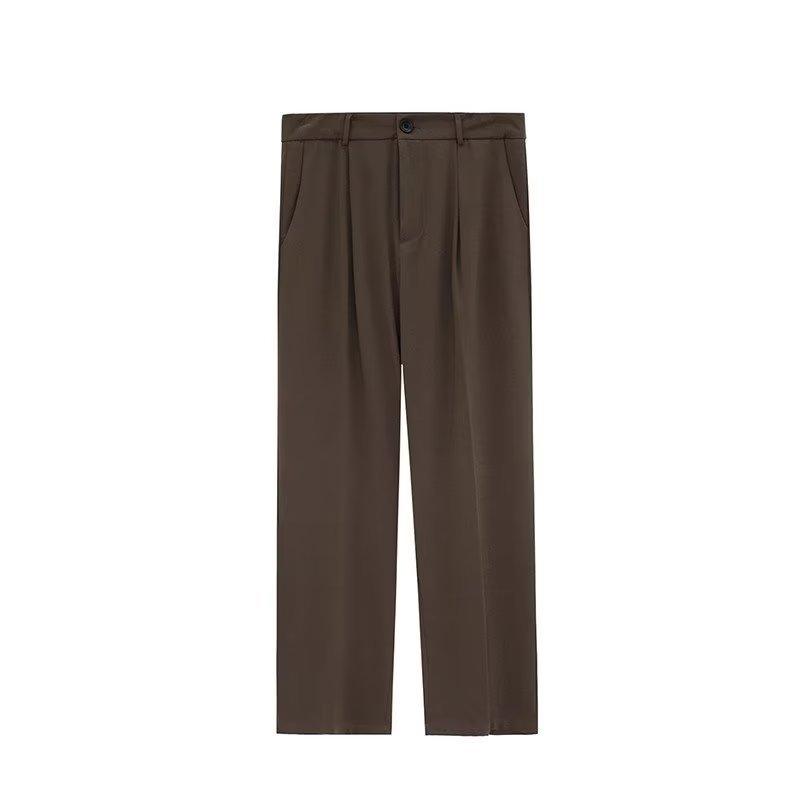 Mens Jackets And Pants | 90’S pants in silk crepe Taupe Rose