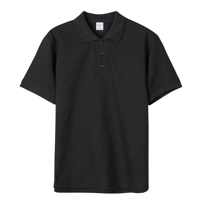 Mens Jersey | Cassandre Polo Shirt in Piqué Black