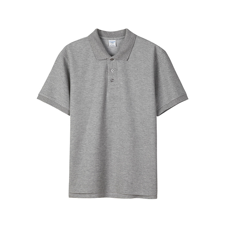 Mens Jersey | Cassandre Polo Shirt in Piqué Gris Chine