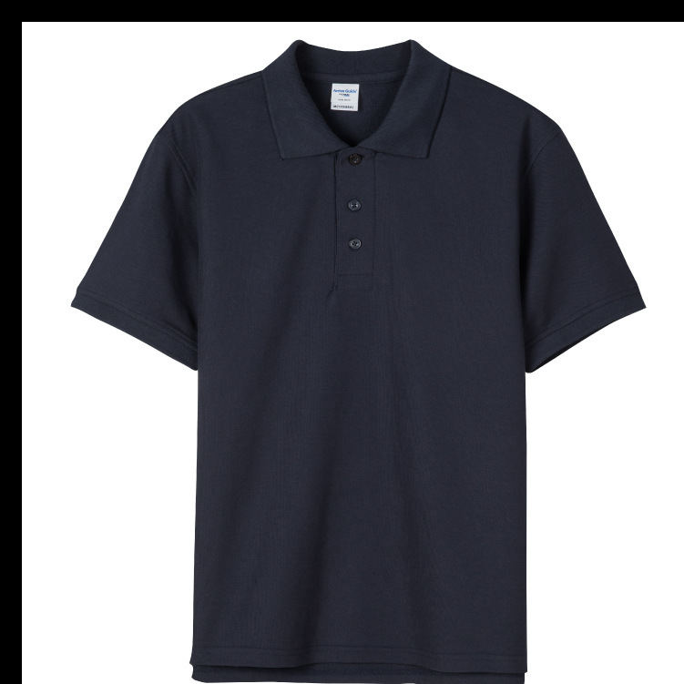 Mens Jersey | Polo Shirt Cassandre in Cotton Piqué Navy