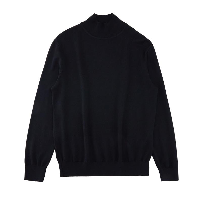 Mens Knitwear | Turtleneck Sweater in Cashmere, Wool And Silk Camel Clair