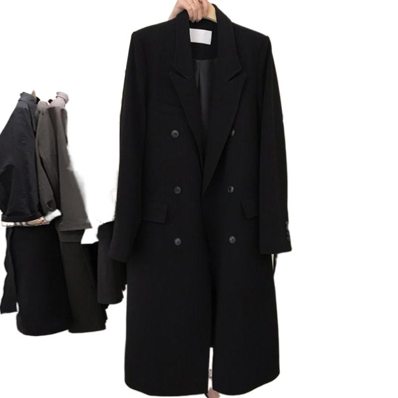 Mens Leather And Coats | coat in wool and cashmere Black