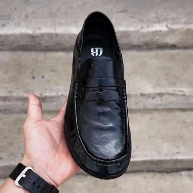 Mens Loafers | LE LOAFER penny slippers in smooth leather Black