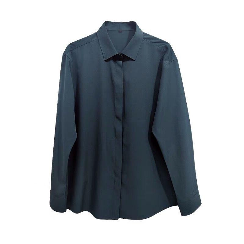 Mens Shirts | Cassandre Shirt in Poplin Black