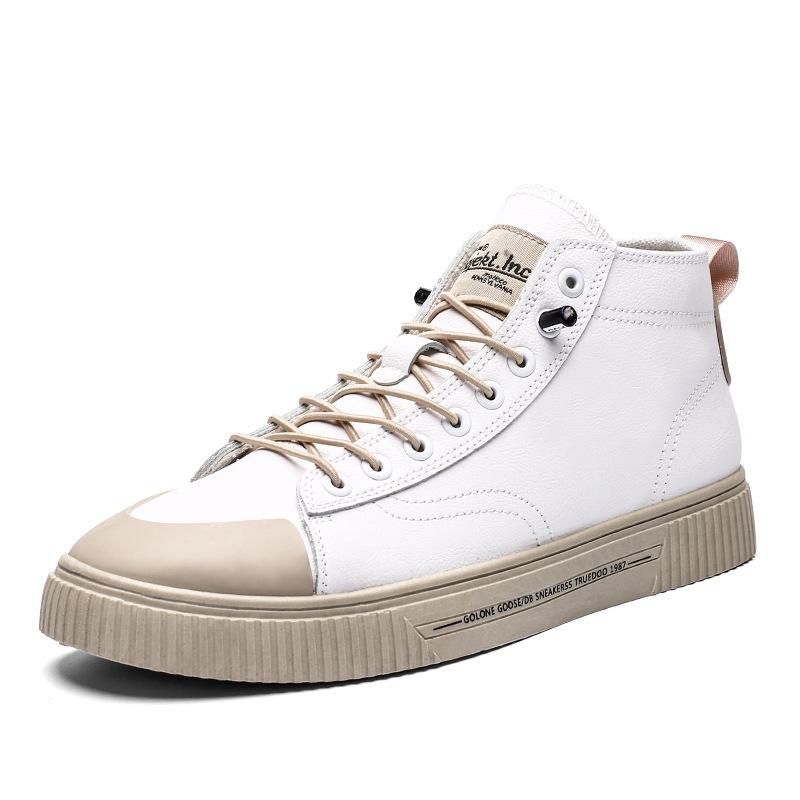 Mens Sneakers | COURT CLASSIC SL/39 mid-top sneakers in grained leather Ivory