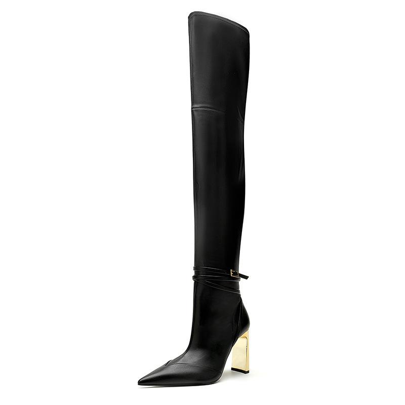 Womens Boots | LEE boots in glazed leather Black