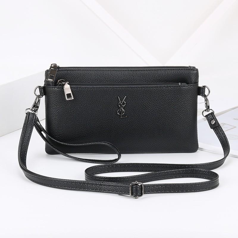 Womens Crossbody Bags | CASSANDRE phone holder in smooth leather Light Musk