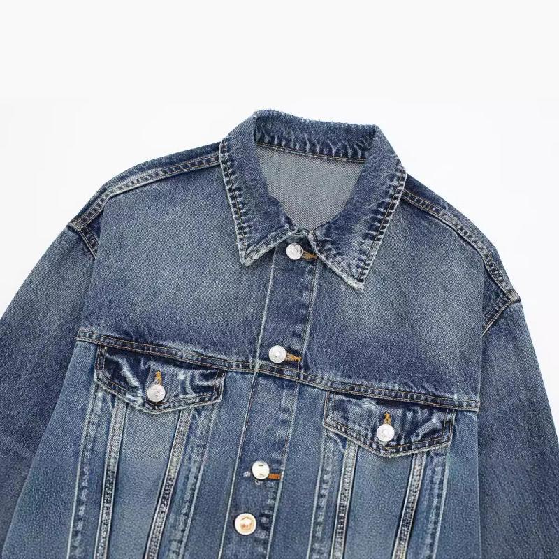 Womens Denim | 80’s Jacket in Vintage Blue Denim Japan Vintage Blue