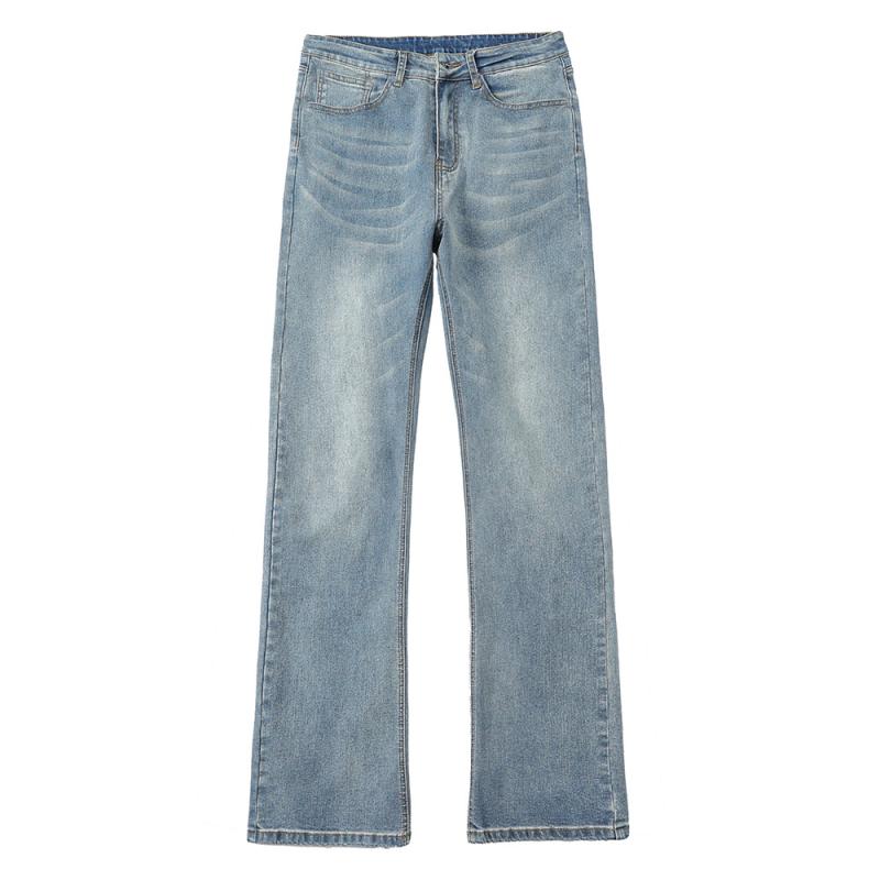 Womens Denim | Low-Rise Jeans in Sicily Blue Denim Sicily Blue