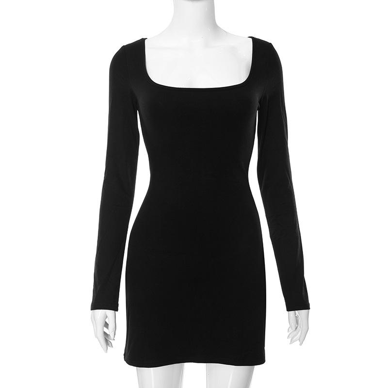 Womens Dresses And Skirts | Décolleté Dress in Knit Black