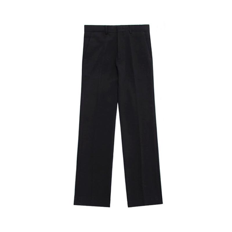 Womens Jackets And Pants | Flared Tuxedo Pants in Grain de Poudre Black