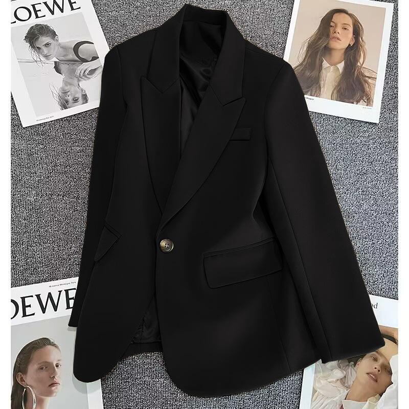 Womens Jackets And Pants | Jacket in Gabardine Black