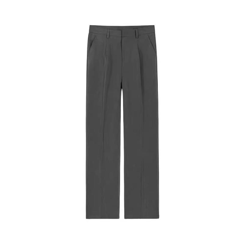 Womens Jackets And Pants | wide-leg pants in cashmere Anthracite