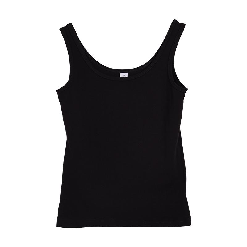 Womens Jersey | Tank Top in Jersey Black