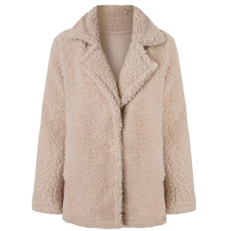 Womens Leather And Coats | coat in shearling Beige