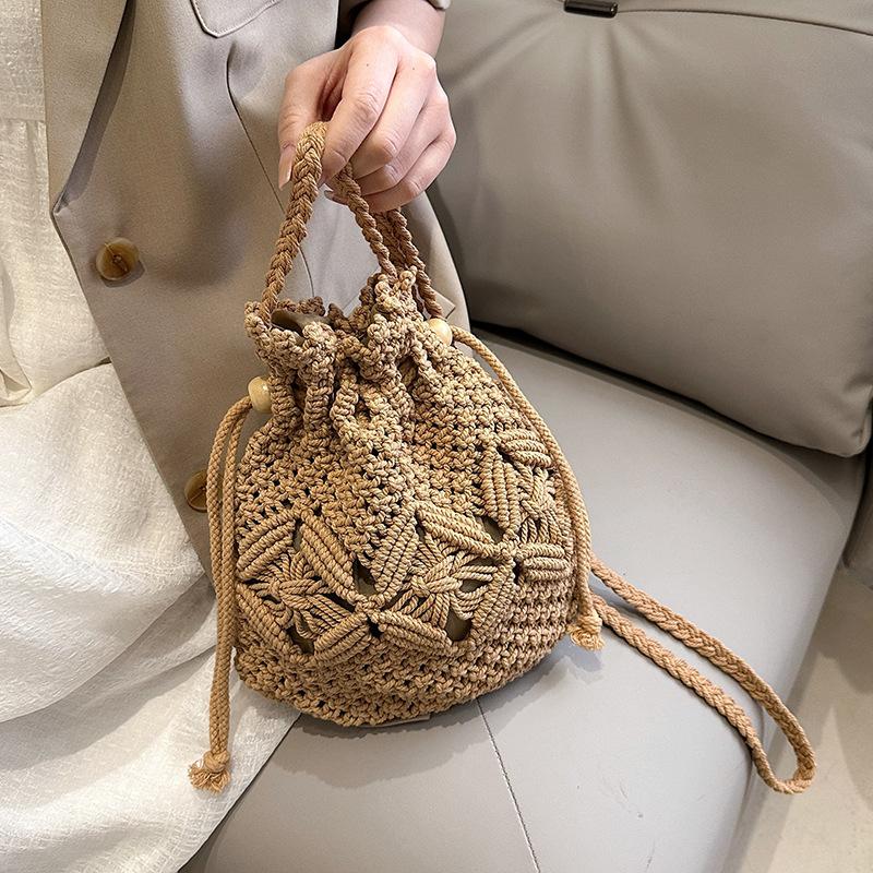 Womens Mini Bags | MINI JOE IN RAFFIA Naturel And Brick