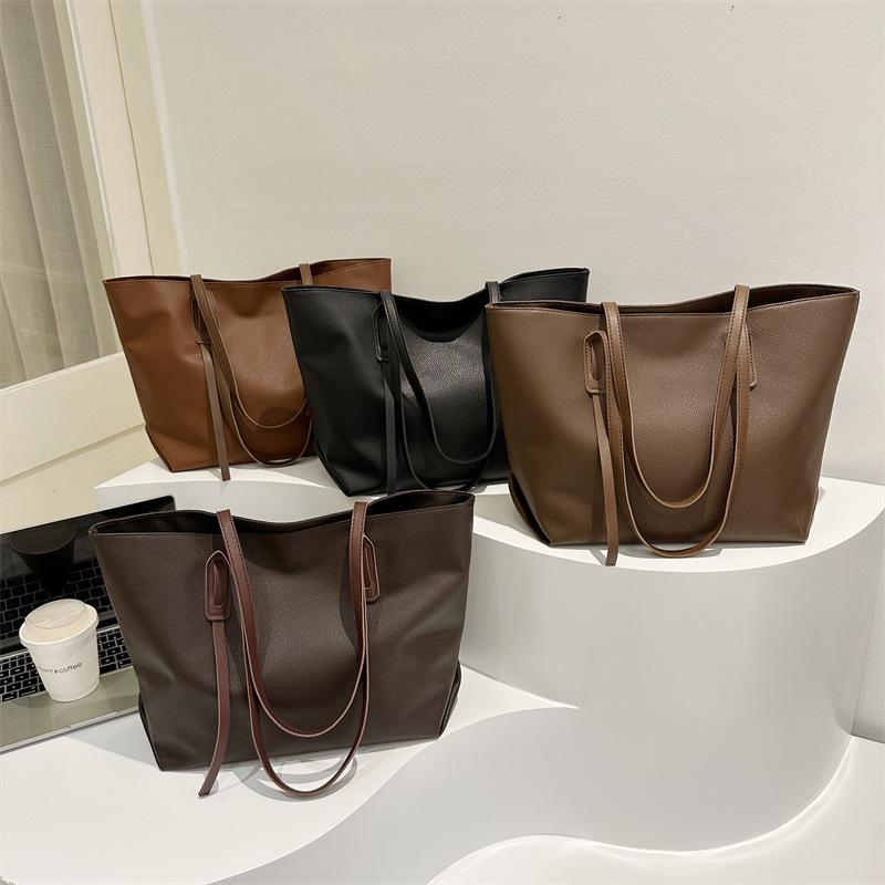 Womens Paniers And Totes | Shopping leather Greyish Brown