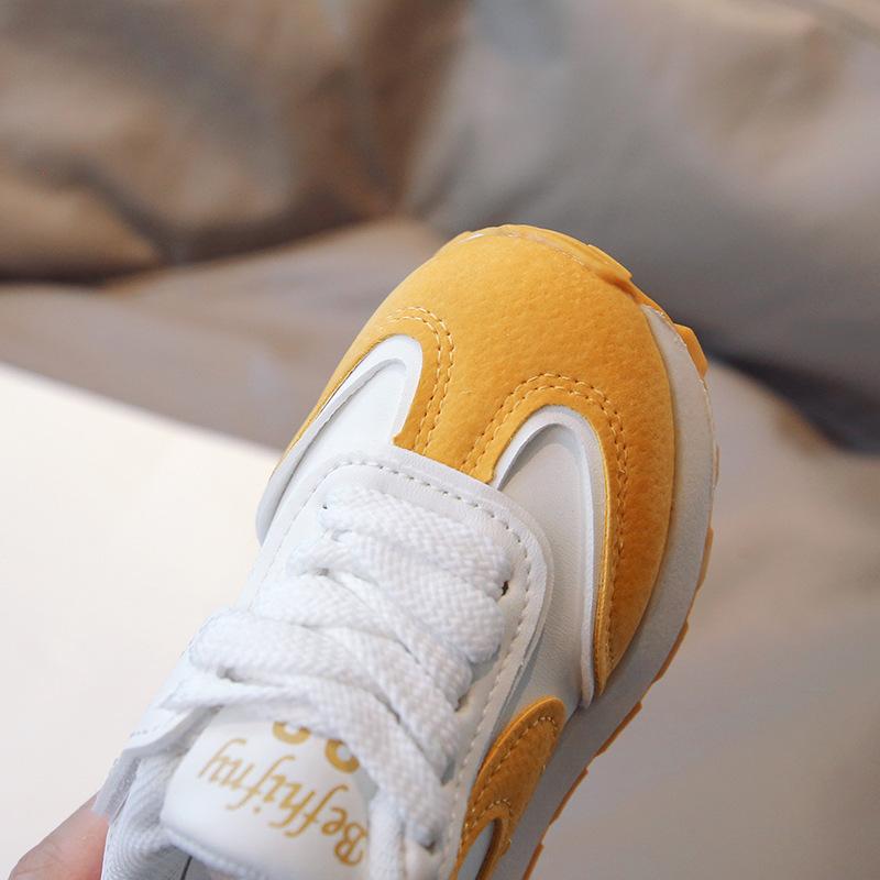 Womens Sneakers | BUMP sneakers in smooth leather White And Yellow